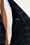 Plaid Pieces Slim Fit Mono Collar Combination Men's Suit Navy Blue - 45437.26Y - 7