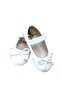 2517 Children's Patent Leather Ballet Bow with Mustache Bow Ballet Flats - 2