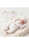 100% Cotton 10-Piece Newborn Baby Girl Hospital Discharge Set Floral Print Mevlüt Set Ecru - 2