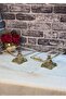 Bayram Duo 2-Piece Metal Cast Iron Footed Presentation Plate Set (Sugar Bowl) - 4