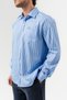 Line Pocket Pocket Detail Striped Oversized Long Sleeve Shirt - 2