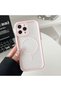 iPhone 15 Pro Max Compatible Transparent Magsafe Wireless Corner Silicone Phone Case
