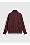 Xside Mürdüm Mock Neck Printed Men's Zippered Sweatshirt - 2