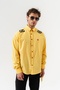 Playground 08 Back Design Detailed Striped Oversized Long Sleeve Shirt - 5