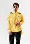 Playground 08 Back Design Detailed Striped Oversized Long Sleeve Shirt - 4