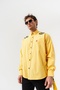Playground 08 Back Design Detailed Striped Oversized Long Sleeve Shirt - 6