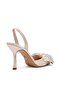 Lovie Solid High Heel Sandals - 6