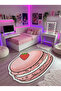 Non-Slip Sole Asymmetrical Pattern Machine Made Washable Young Girl's Room Rug 140X200