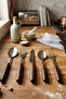 Lunvera Akasya Strappy 30-Piece Fork Spoon Knife Set – Stainless Steel Tableware Set for 6 People