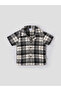 Popees Baby Boys Checked Half Sleeve Shirt with Front Buttons - 2