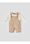 Popees Comfy & Trendy (0-6 Months) Dungaree Party Wear Set for Newborn Boys