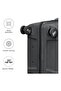 3-Piece Unbreakable Polypropylene Luggage Set - 360° Double Spinner Wheels & Secure Lock (Black) - 2
