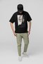 Lady Gaga Collection Oversized T-Shirt |   Unisex 100% Cotton Black & White Printed Custom Design Tee - 4