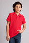 Regular Fit Red Boys' Polo Neck T-Shirt K1689A6/Rd282 - 3