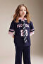 Oversized Printed Sweatshirt T-Shirt for Girls G8467A826Sm