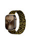 Watch 42mm Compatible Krd-01 Leopard Printed Piece Metal Band