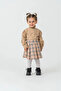 Girl's Suede Piece Trench Coat Set - 4-Piece - 6