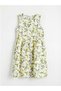Lcw Kids Blue Crew Neck Floral Print Girls' Dress - 3