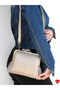 Vienna Mink Women's Crossbody and Shoulder Bag |   Gold Detailed, Elegant, and Features 4 Compartments