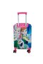 18-Inch Kids Frozen Theme Luggage - 360° Spinner Wheels Princess Edition Suitcase (Pink & Blue)