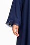 Al Zahra 3-Piece Open Abaya Set with Inner Dress & Matching Hijab - 4
