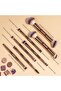 7 Piece Double Ended Makeup Brush Set - Professional Cosmetic Brushes for Foundation, Eyeshad - 3