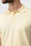 Yellow Comfort Slim Polo Collar Men's Knitwear T-Shirt - 4