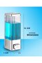 Wall Mounted Manual Liquid Soap Dispenser Adhesive and Screw Mounting Non-Spill Soap Dispenser 350 ml A-1 - 3
