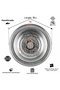 18 cm Chrome Steel Beyran and Dinner Plate – 430 Quality Stainless Serving Plate - 4