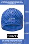# Bone Flexible Soft Silicone Pool Sea Swimming Waterproof Ear Protection Large Size Hair Cap 2 Pieces