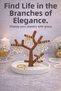 Jewelry Stand Jewelry Organizer Necklace Hanger Ring Earring Organizer Jewelry Tree Desktop Jewelry Stand