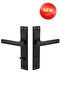 ( 7 Sets ) Avanti Matte Black Mirrored Door Handle 3Plus 1 Apartment Set / 5 Rooms and 2 WC / Full Set - 4