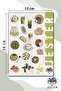 Healthy Food and Drink Sticker, Decal, Journal, Agenda, Planner - 3