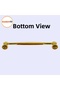 Furniture Kitchen Cabinet Drawer Cupboard Door Handle Flat Metal Handles Handle Handle 224 mm Gold - 3