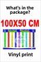 Rhythmic Countingvinyl Rhythmic Counting for Schools and Nurseries, Grade 1, Grade 2 Grade 3. 100X50 Cm. - 6