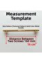 Furniture Drawer Kitchen Cabinet Cupboard Modern Cover Handles Pattern Gold Metal Handle 160 mm - 2