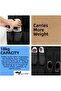 Behind-The-Door Shoe Organizer with 24 Compartments – Hanging Closet Organizer with 4 Hooks, Black - 4