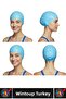 # Bone Soft Elastic Silicone Pool Sea Swimming Ear Waterproof Cap Large Size Hair Cap Double Set - 3