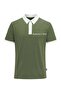 Awake pale green polo collar men's t-shirt - 4