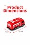 5 Sets of 3 Plastic Toy Vehicles - 15 Piece Play Set - 7