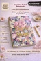 17X24 Striped Spiral Notebook Set of 4 |   Inspired Flowers Series 120 Sheets - 2