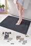 Cotton Foot Towel |   3-Pack |   Towel Mat Set |   Bath Mat |   Hotel Series |   50X70 cm