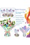 Iridescent Gelatin Wrapping Paper, 57X57Cm, Rainbow Effect Flower and Gift Wrapping Paper, 5 Pieces - 4