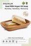 Donkey Milk Argan Oil Soap - Natural Pumpkin Fiber Moisturizing Nourishing Exfoliating Soap 2-Pack - 130Grx2