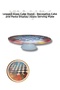 Glass Cake Stand with Stand Legs – Decorative Cake and Pastry Display Stand |   Glass Presentation Plate - 3