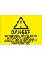 21X30 cm Composite Occupational Safety Warning Sign – Caution, Prohibition, and Ban Sign - Uyr1099