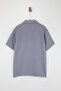 Açık Mavi Oversize Fit Yazlık Kısa Kollu Keten Görünümlü Gömlek TMNSS24GO00019 - 6