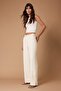 Ekru DÖKÜMLÜ %100 Pamuk Yüksek Bel Wide Leg Jeans TWOSS26JE00237 - 2