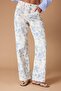 Çok Renkli DÖKÜMLÜ Çiçek Baskılı %100 Pamuk Yüksek Bel Wide Leg Jeans TWOSS26JE00222 - 3