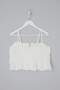 Beach Wear Ecru Woven Ruffled Short Plus Size Blouse Tbbss26Af00015 - 6